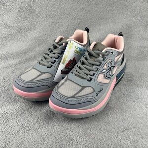 Gravity Defyer GDEFY Athletic Shoes Womens Size 7.5 Ion Gray Pink  Comfort NWT